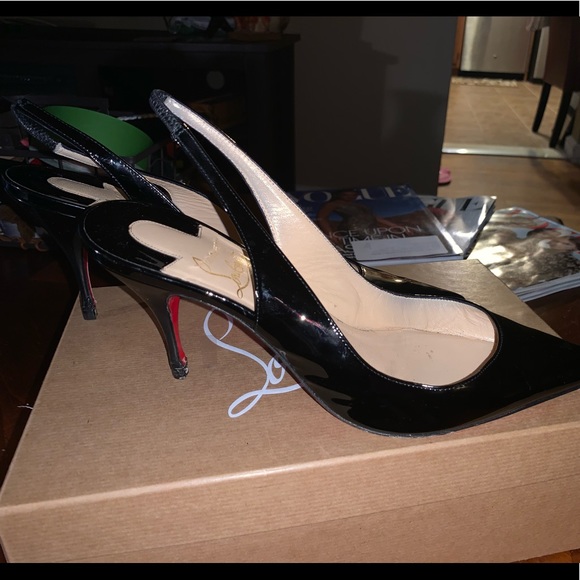 Christian Louboutin Shoes - SOLD: Christian Loubitin Clare sling 80 patent